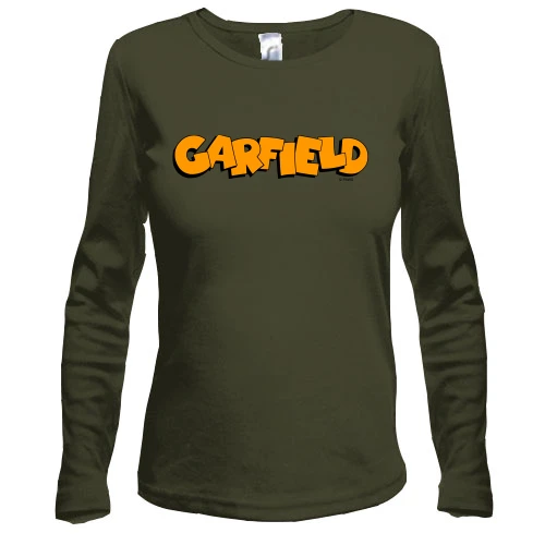 Жіночий лонгслів з написом "Garfield"