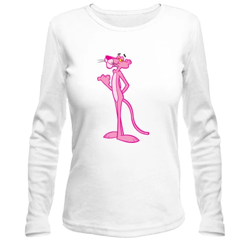 Женский лонгслив с Розовой пантерой (The Pink Panther)