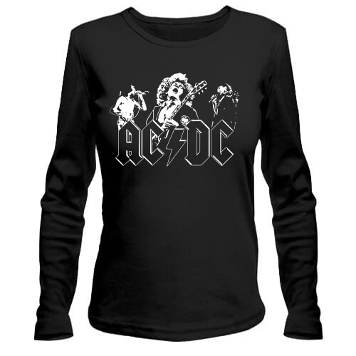 Жіночий лонгслів AC/DC - Let there be rock
