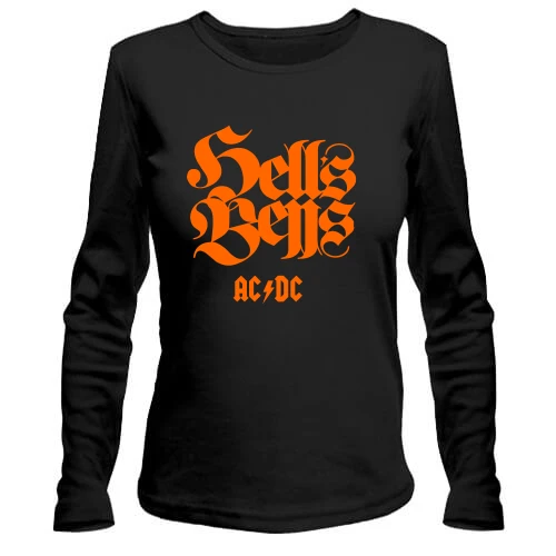 Женский лонгслив AC/DC - Hells Bells
