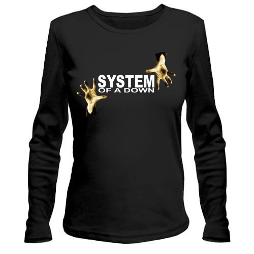 Жіночий лонгслів System of a Down із руками