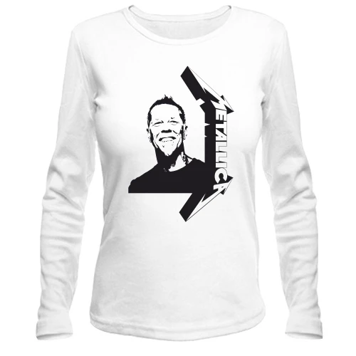 Женский лонгслив Metallica - Джеймс Хэтфилд