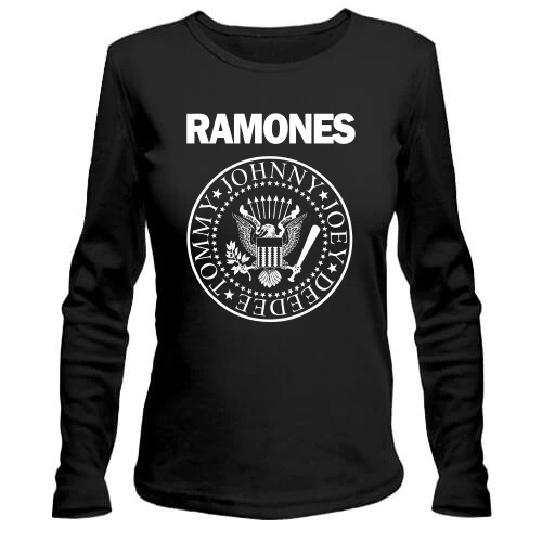 Жіночий лонгслів, Чорний, Ramones