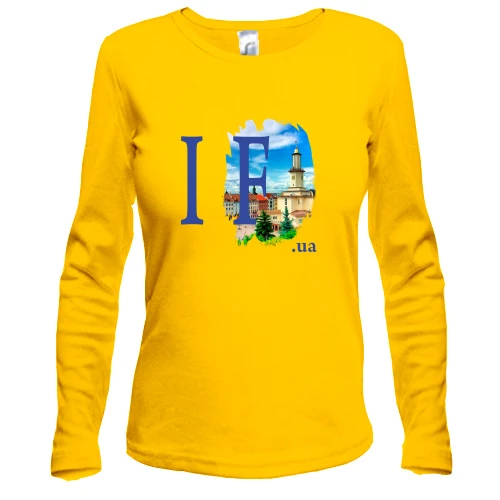 Женский лонгслив, желтый, if.ua (Ивано-Франковск)