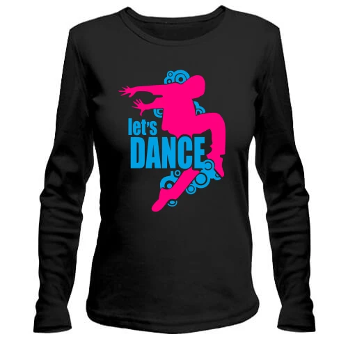Женский лонгслив Let's Dance
