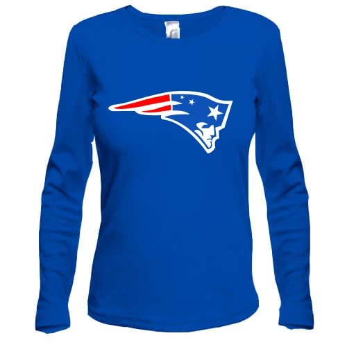Жіночий лонгслів, Синій, New England Patriots