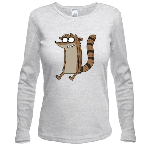 Женский лонгслив с енотом Rigby