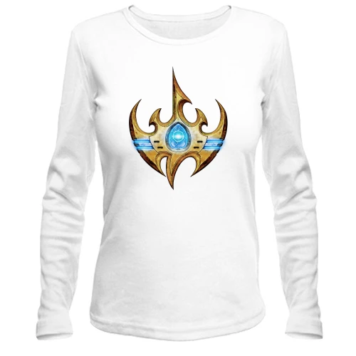 Женский лонгслив, белый, Starcraft Protos (2)