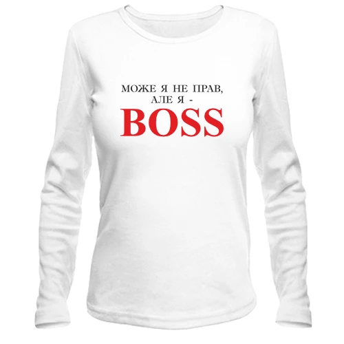 Жіночий лонгслів Boss