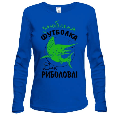 Жіночий лонгслів Улюблена футболка для риболовлі