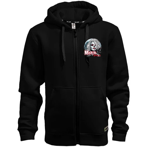 Мужское зип худи Misfits Vampire girl