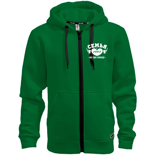 Мужское зип худи Семья с 1997