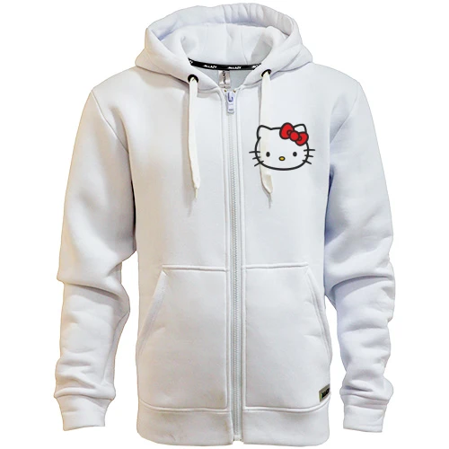 Чоловіча толстовка на блискавці Hello Kitty!