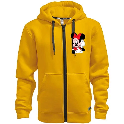 Мужское зип худи Minie Mouse 5