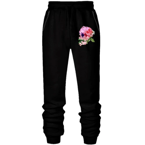 Мужские трикотажные штаны Rose skull