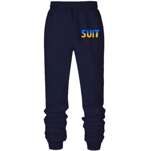 Мужские трикотажные штаны Suit (желто-голубой)