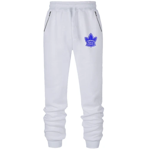 Мужские трикотажные штаны с вышитой эмблемой Toronto Maple Leafs