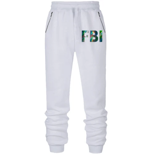 Мужские трикотажные штаны FBI (голограмма)