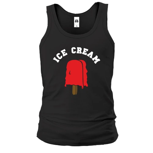 Чоловіча майка, чорний, Морозиво Ice Cream
