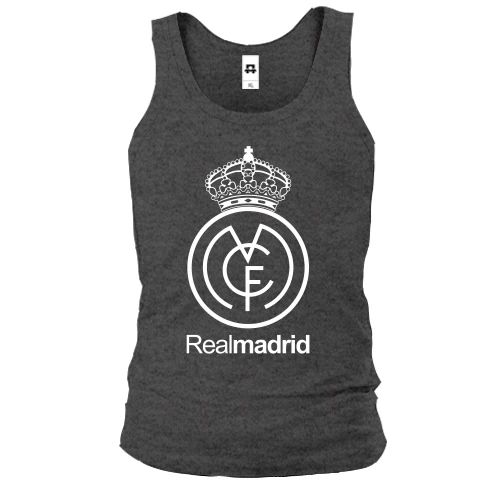 Чоловіча майка з білою емблемою Real Madrid