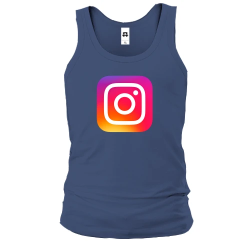 Мужская майка с логотипом Instagram