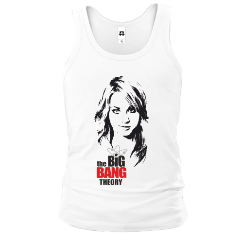 Мужская майка с Пенни и логотипом The Big Bang Theory