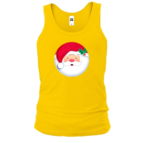 Чоловіча майка з Сантою в колі