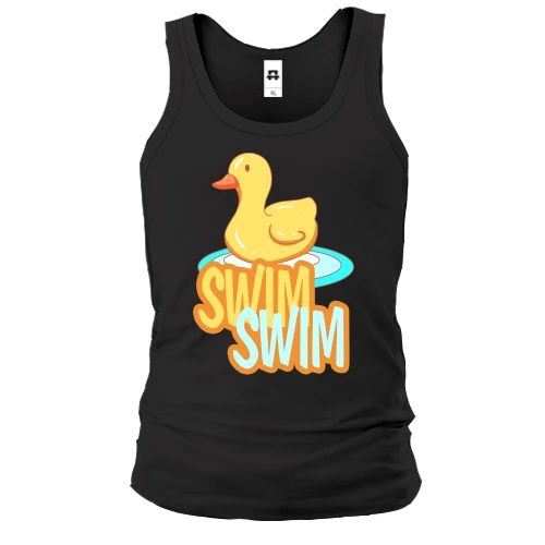 Чоловіча майка, чорний, Swim Swim