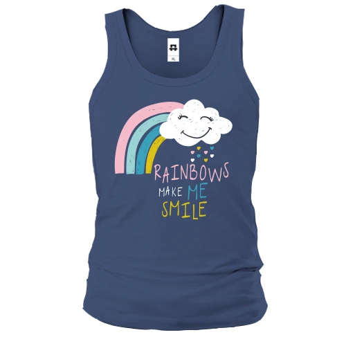 Чоловіча майка Rainbows make me Smile