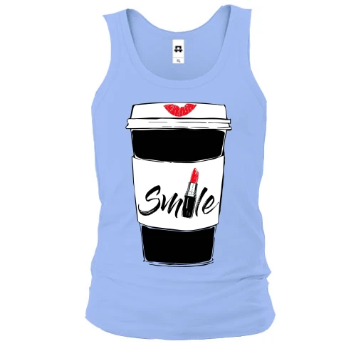 Мужская майка Coffee Smile