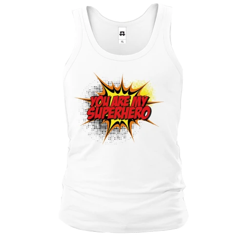 Мужская майка You are my superhero