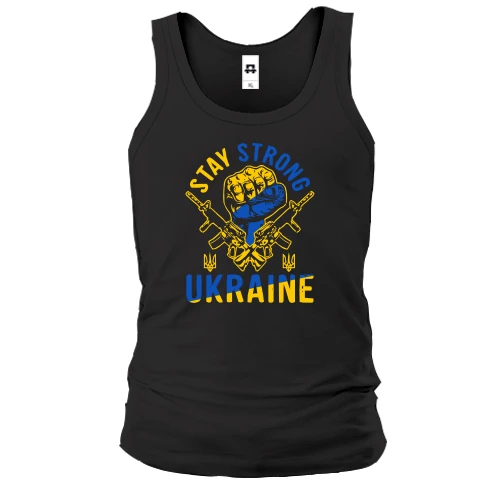 Мужская майка "Ukraine stay strong"