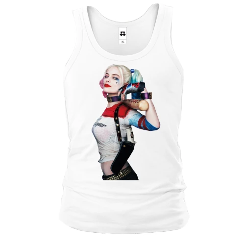 Мужская майка, Белый, Харли Квинн (Harley Quinn)