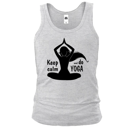 Чоловіча майка Keep Calm an Do Yoga