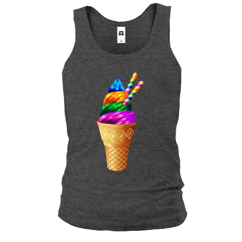 Мужская майка Rainbow Ice Cream