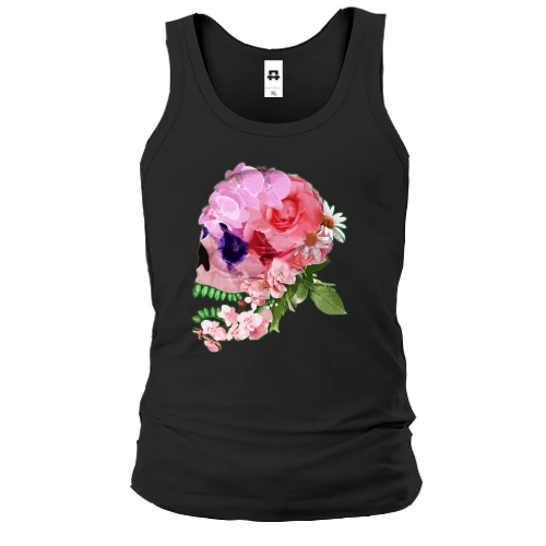 Чоловіча майка Rose skull