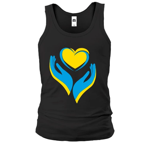 Чоловіча майка Ukraine heart