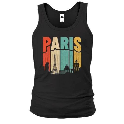 Мужская майка Paris Retro