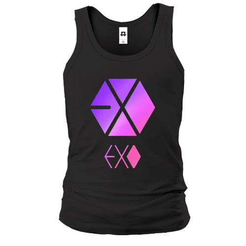 Чоловіча майка EXO (рожевий логотип)