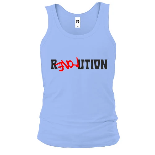 Чоловіча майка з написом "REVOLUTION LOVE"