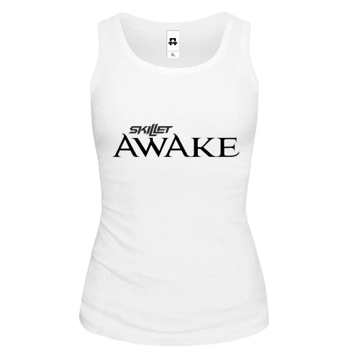 Женская майка, Белый, Skillet Awake