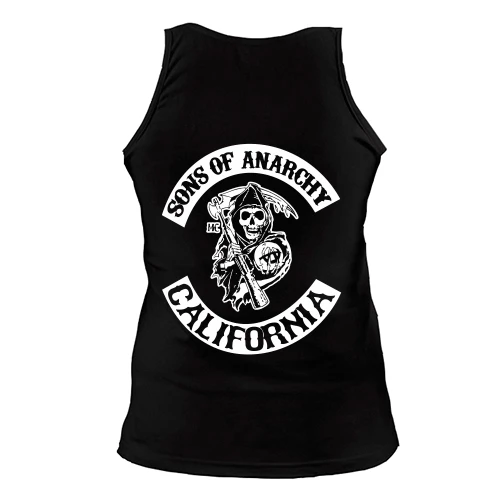 Женская майка, Черный, Sons of Anarchy California