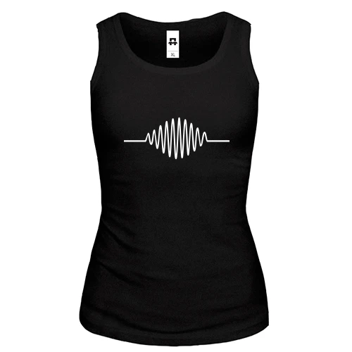 Жіноча майка, чорний, Arctic monkeys (wave)