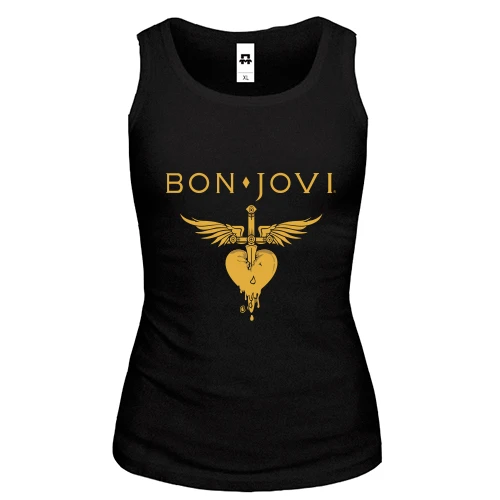 Жіноча майка Bon Jovi gold logo