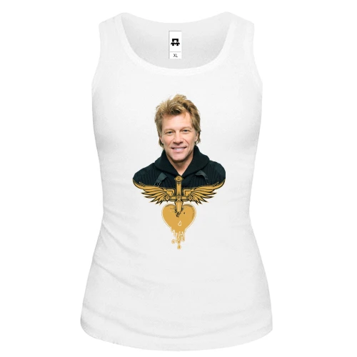 Жіноча майка Bon Jovi з лого