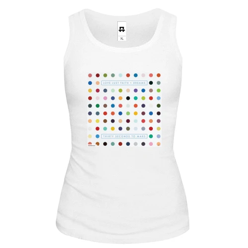 Жіноча майка 30 seconds to mars - Love Lust Faith and Dreams