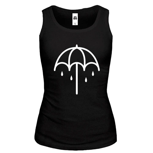 Женская майка c Bring me the horizon - Happy song
