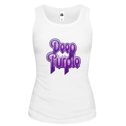 Женская майка Deep Purple (фиолетовый логотип)