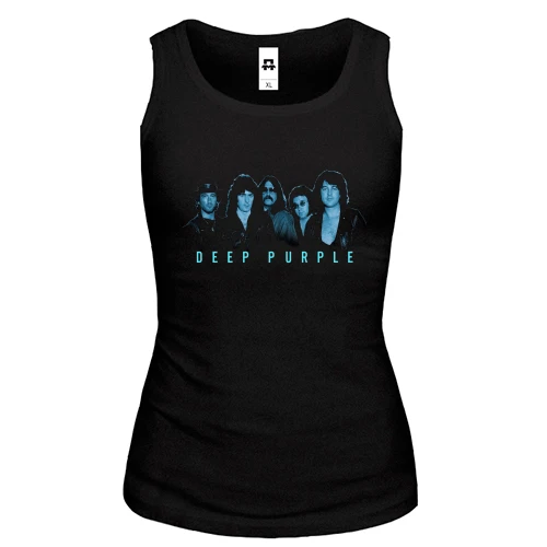 Женская майка Deep Purple (blue faces)