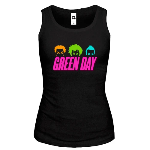 Женская майка Green day color